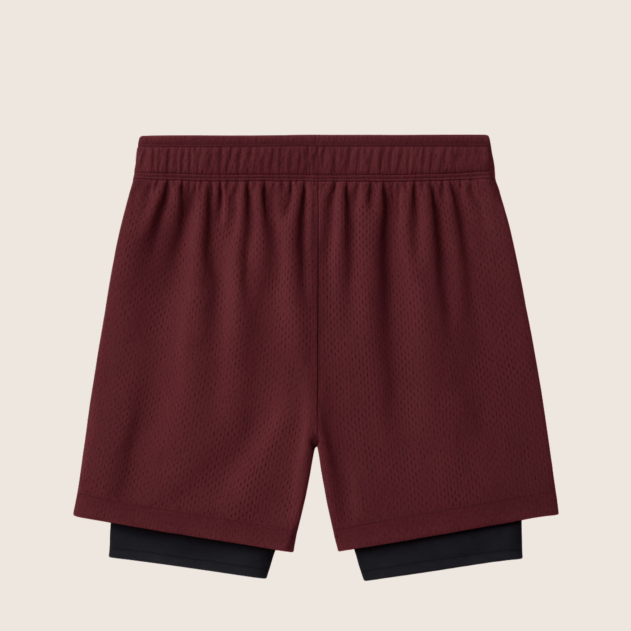 Athletic Mesh Shorts – Black Layer