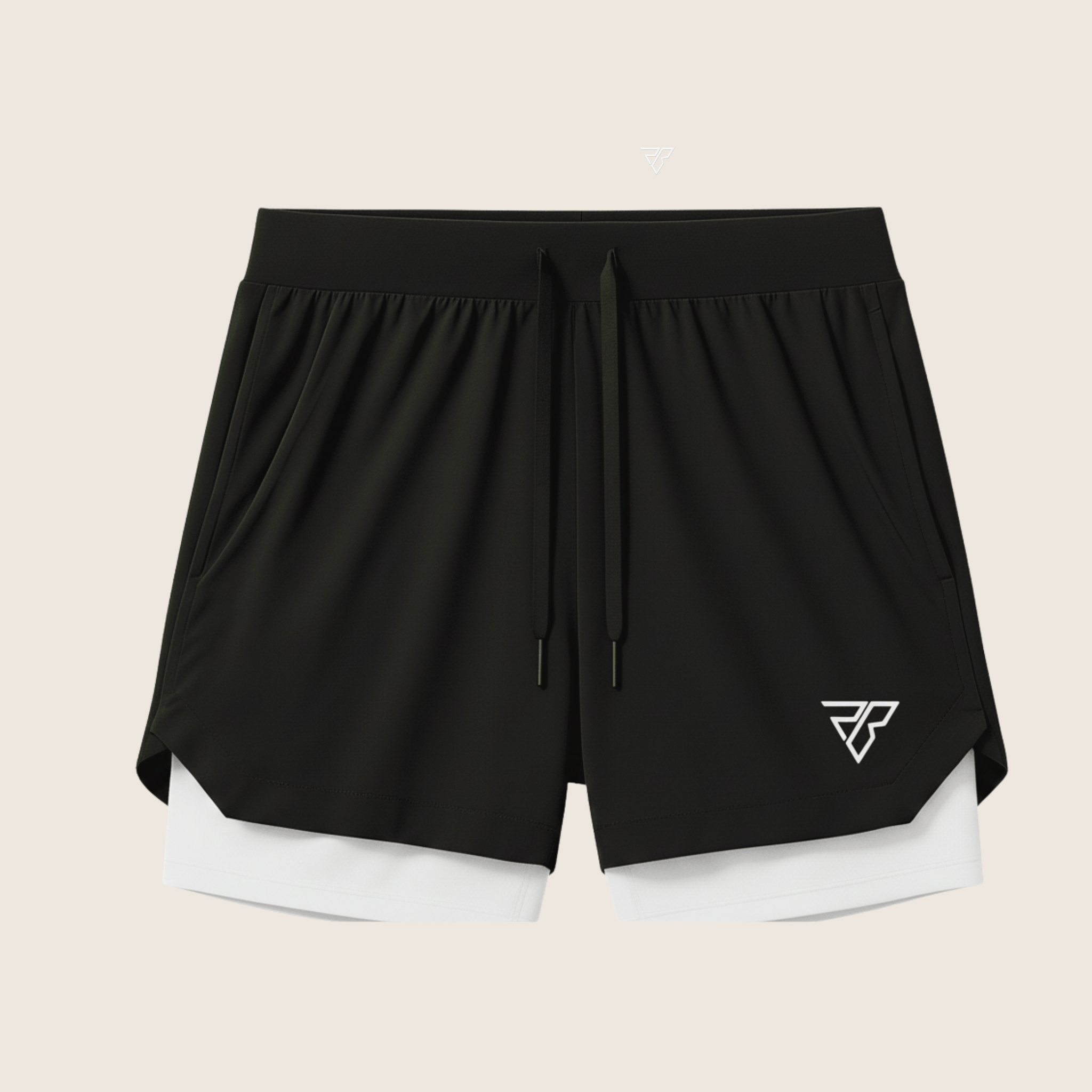 UltraBreathe Dual- White Layer Training Shorts