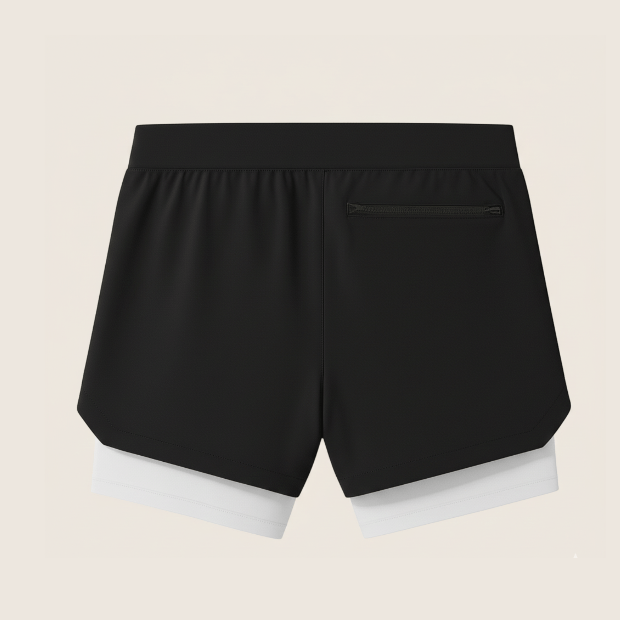 UltraBreathe Dual- White Layer Training Shorts